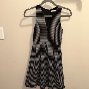 Black&White stripped dress | size xxs